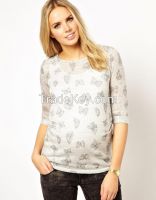 maternity t-shirt printed