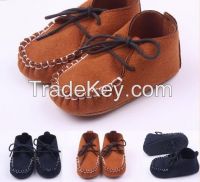 manufacturer soft sole suede material baby boy shoes in bulk