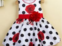 wholesale printedsatin baby girls dresses children frocks designs flitter girl dress