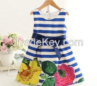 on sale baby girl princess dresses blue pretty children princess dresses