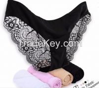 Uk Transparent lace women sexy underwear seamless panty