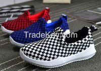 grid fashion children sports shoes boys non-slip shoes wholesale