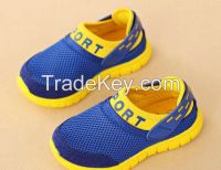 spring 2016 new style children's shoes net cloth sport running shoes