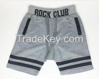 2016 boys grey sports shorts kids shorts for boys