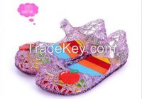 shining crystal summer children sandals lovely princess Fashion girls sandals