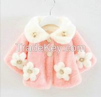 baby jacket shawl fur baby princess coat