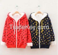 high quality star pattern boys hood coats