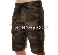 Camouflage Pattern Four-way Stretch Beach Board Shorts