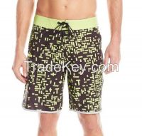 2016 Custom Microfiber Polyester Adjustable Waist Beach Shorts Board Shorts