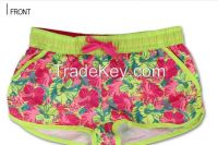 Ladies Board Shorts Swimming Shorts Womens Beach Shorts with Custom Printed