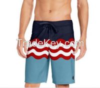 2016 latest design sea weave sublimation print men's beach shorts board shorts