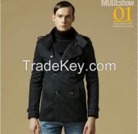 Wholesale men's stand collar cotton jacket mens casual coat