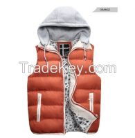 New arrive man's fashion waistcoat hot selling men's hooded vest