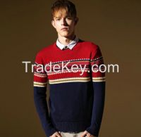 2016 new fashion Korean style men's knitted sweater