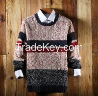 Fashion Korean style man's winter knit sweater