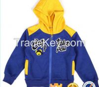 Factory direct sale autumn/winter coton lycra boys sweaters with hoody for children kids