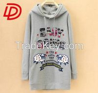 Spring Wholesale Crewneck Sweatshirt Colourful Pullover Fleece Hoodie With Hood Pattern Hoody