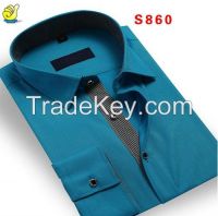 100%cotton,50*50,150*100,yarn dyed luxury stripe silkly long sleeve classic men's dress shirt