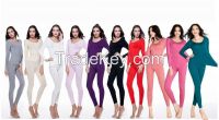 European best seller woman colorful pajamas ladies winter sleepwear