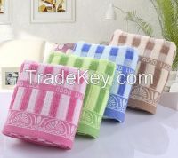 wholesale hot sale high quality Plaid china custom 100% cotton  towel with low price
