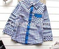 Kids Custom Clothing New Style Fashion Boys Fancy Casual Shirt For Wholesale