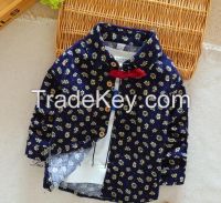 2016 Kids Custom Clothing New Style Fashion Boys FancyCasual Shirt For Wholesale