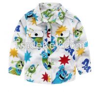 Kids Custom printed Casual Shirt  Clothing New Style Fashion Boys  Shirt For Wholesale