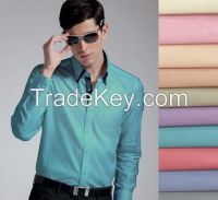 High density and high qulaity polyester cotton shirt fabric manufacturer in wholesale