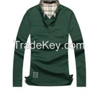Mens polo shirt OEM T-shirt with long sleeves Wholesale, high quality manufacture in China