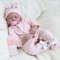 22 Inch Lifelike Realistic Newborn Reborn Soft Full Vinyl Baby Dolls