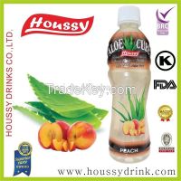 [Houssy Aloe Vera Juice] Kosher Peach and Blueberry Flavor Aloe Soft Drink