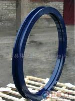1100mm Casting steel ball race bearing double slewing trailer turntable single swivel turntable plate for semi trailer parts