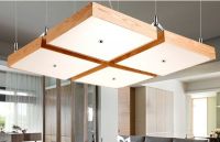 Lastest Design Modern Style LED Wood Pendant Light