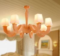 Guzhen lighting modern wooden on chandelier online