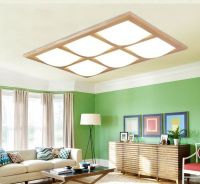Hot-sales wooden Ceiling Light Fixture with acrylic shade