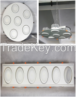 LED rotatable downlight big watt and high lumen 