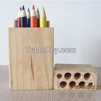 6 colors pencil rod 6 colors Pencil leads Wooden box Gifts to share Dr