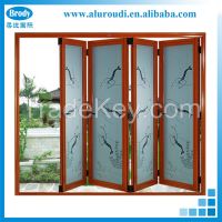 modern residential fold glass door