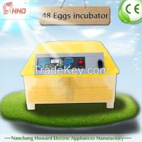 Wholesale Howard Newest Design Automatic 48 eggs hatchery machine chicken egg incubator for sale YZ-48