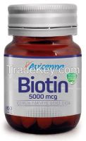 Biotin Tablet 5000 mcg / Biotin Supplement For Hair Nail and Skin