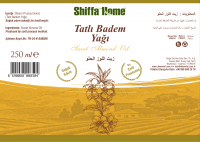 Sweet Almond Oil 250 ml Glass Bottle