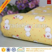 discout 100 cotton printed double-sided flannel fabric from China