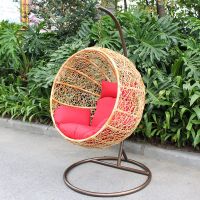 Indoor Real Rattan Swing Chair hanging chair Patio Swings