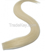 2015 Best Selling 26 Inches Tape Human Hair Extensions , Grade 7A Double Sided Tape Hair Extensions