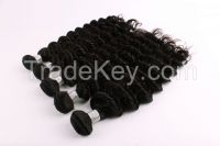 Cheap Hair extensions 5A Grade brazilian hair deep wave hair weave