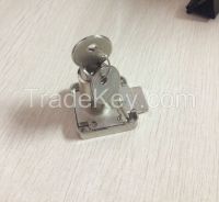 Nickel plated zinc alloy furniture office desk drawer lock 