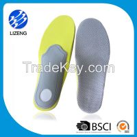 High quality hi-poly odor free custom made orthotic insoles for sho