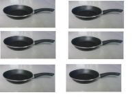enamel fry pan with non-stick coating inside