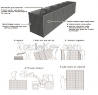 design of gabion wall/ gabion wall specification/ gabion sea defence