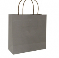 twisted handle kraft paper bag for clothing factory